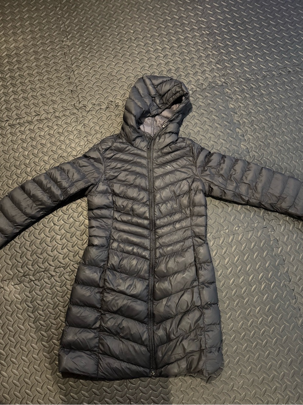 Lightweight Hooded Packable Puffer Coat - Black